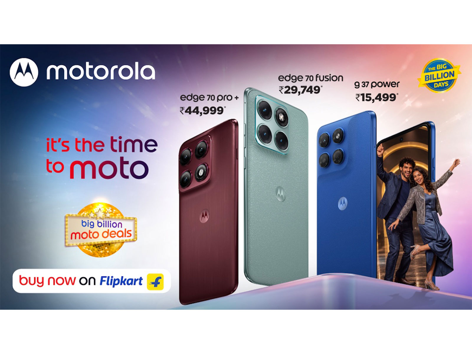 Motorola brings Wave 2 of #BigBillionMotoDeals with lowest-ever prices