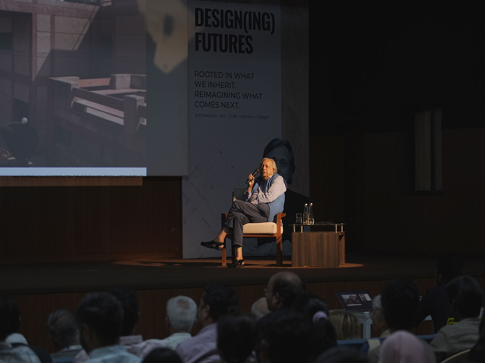 Renowned Architect Raj Rewal Interacts with Students During His Visit to Anant National University