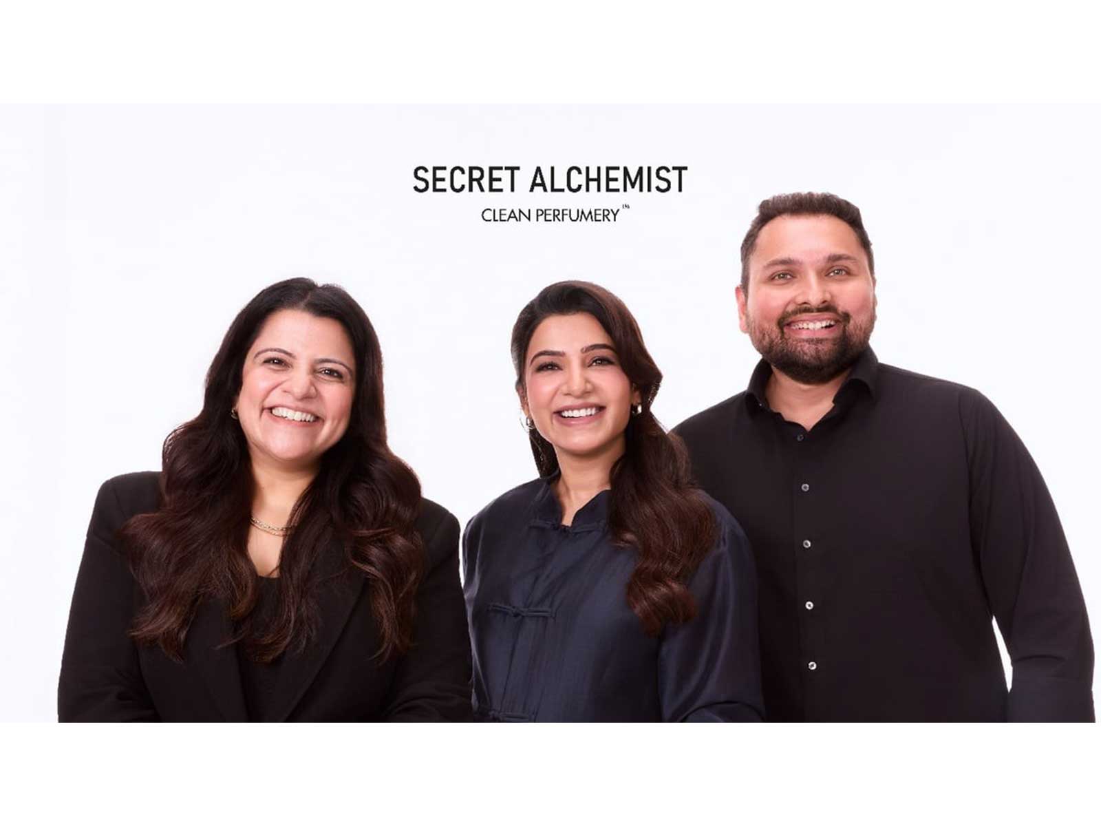 Co-founders Samantha Ruth Prabhu, Ankita Thadani and Akash Valia, Secret Alchemist