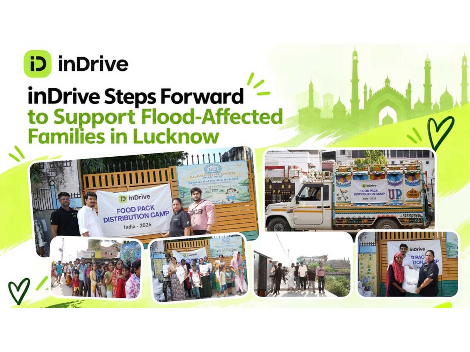 inDrive Steps Forward to Support Flood-Affected Families in Lucknow