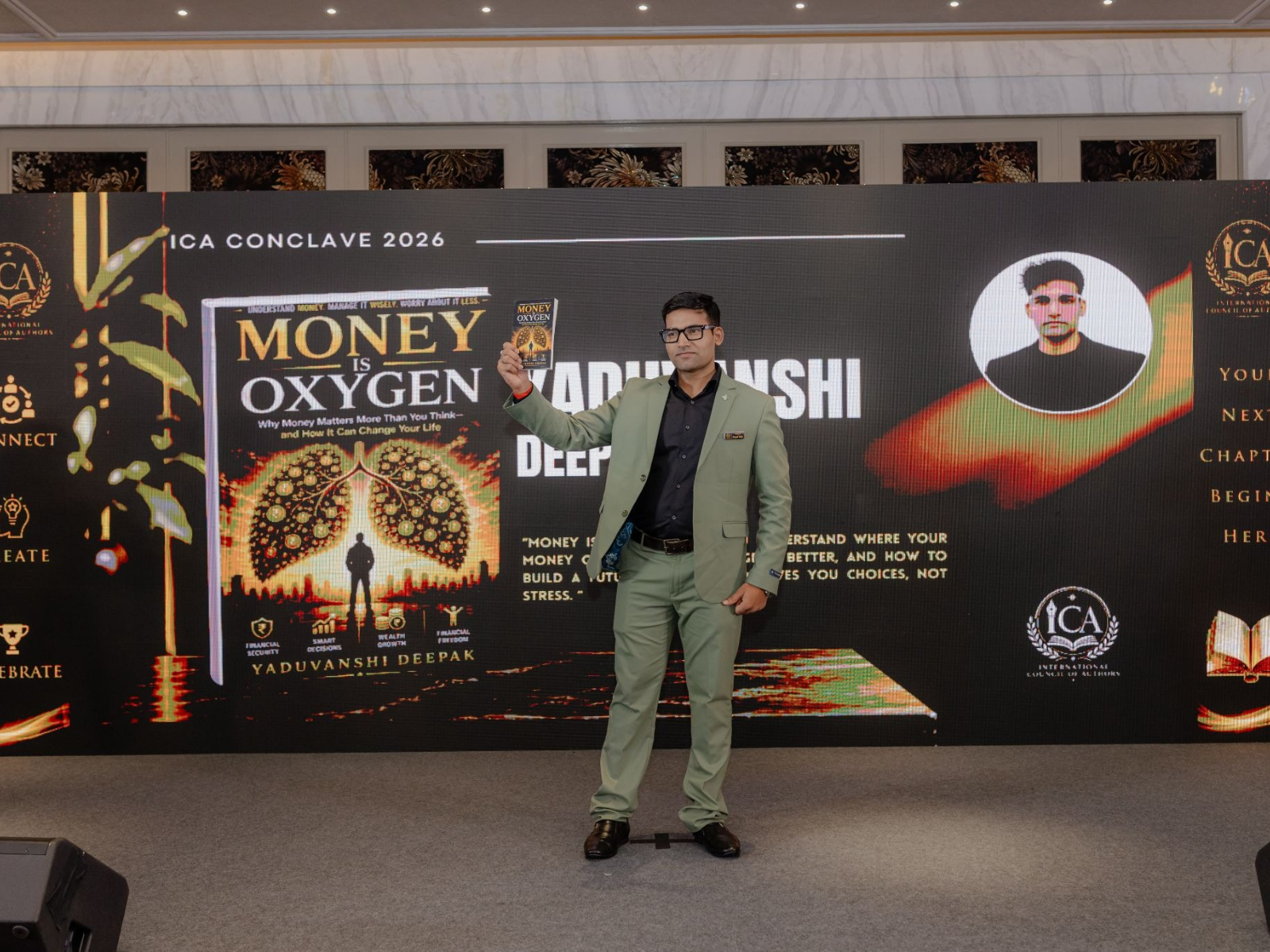Yaduvanshi Deepak Launched Money Is Oxygen at ICA Conclave 2026