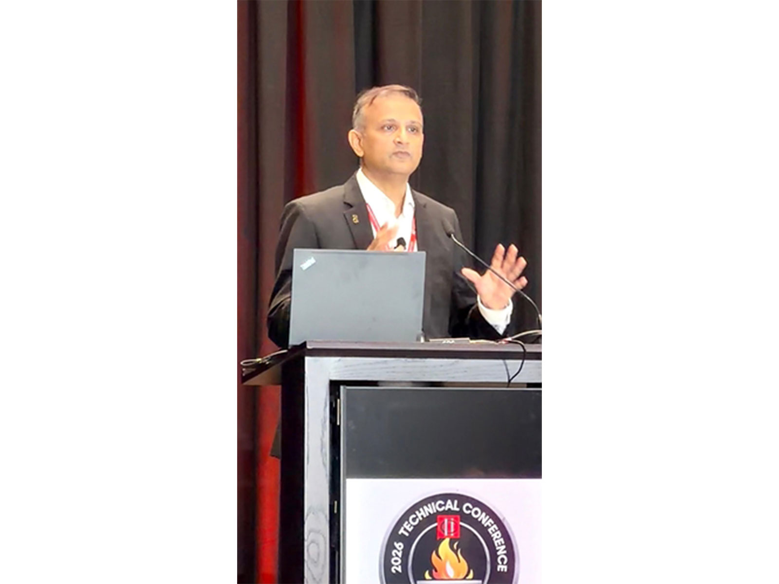Mr. Vaibhav B. Tamboli, CMD & CEO of Tamboli Industries Limited, presenting a technical paper at the 73rd Technical Conference & Equipment Expo of the Investment Casting Institute (ICI)