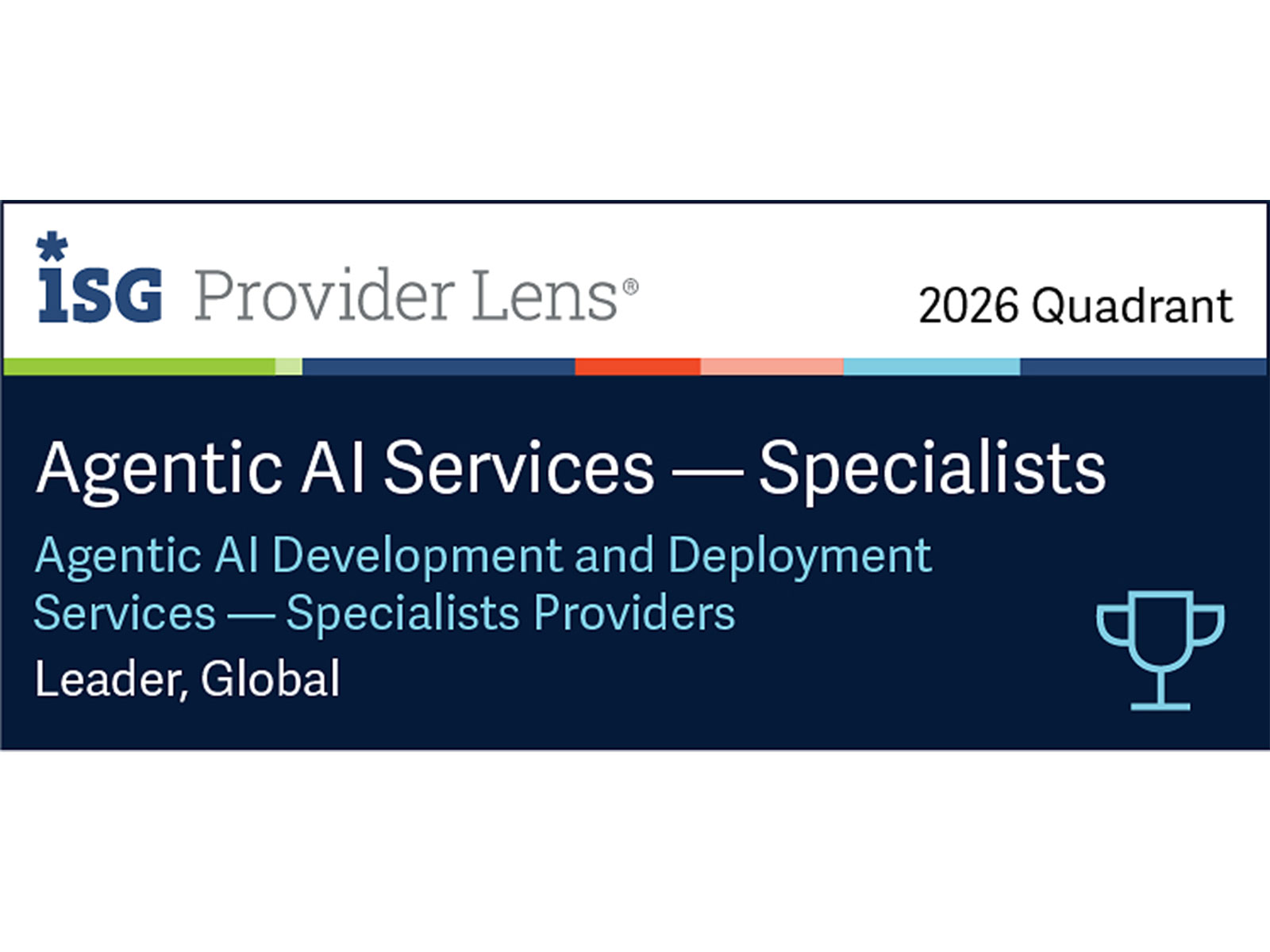 Tredence recognized as Leader in ISG Provider Lens® Agentic AI Services Specialists 2026