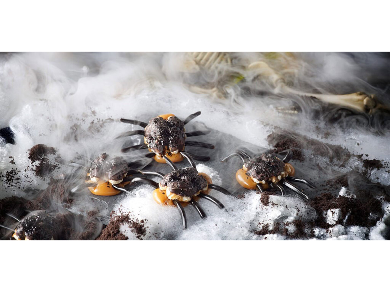 Caramel and California Walnut Spiders