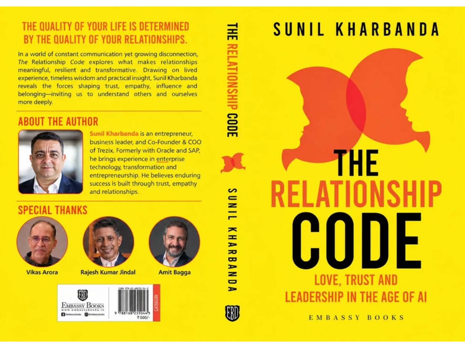 Trezix Founder & COO Sunil Kharbanda Dedicates All Royalties from His New Book ‘The Relationship Code’ to Animal Welfare