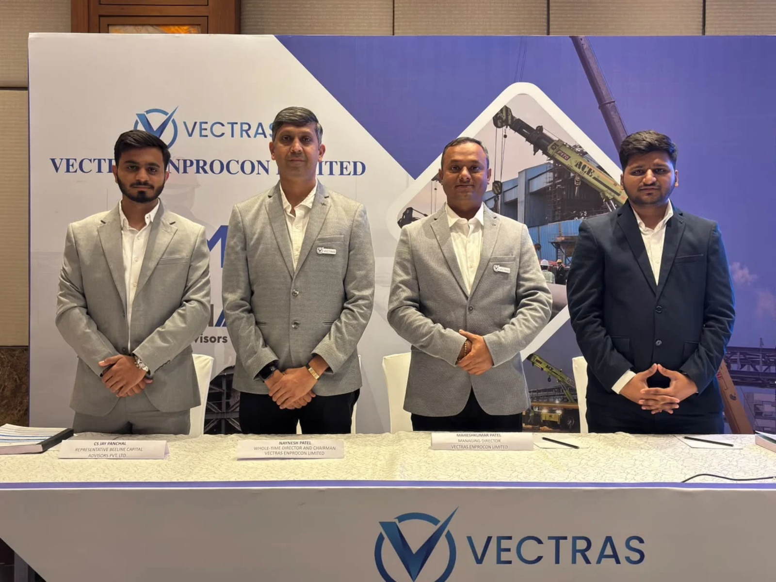 IPO Opening Announcement of Vectras Enprocon Limited on BSE SME Platform