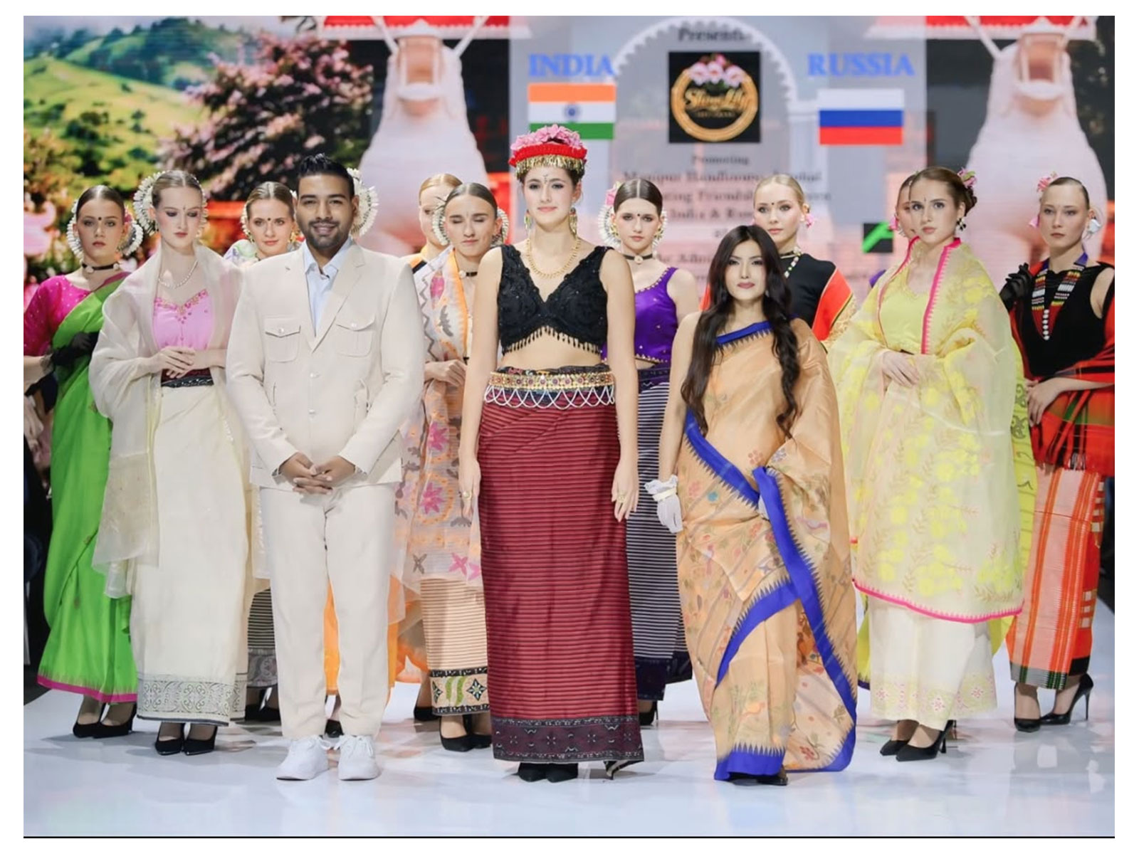 International Fashion Director Harshit Dhingaun and Designer Lily Chanu lairenlakpam