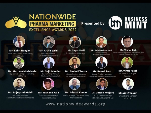 Business Mint has announced the Winners of the Nationwide Pharma Marketing Excellence Awards 2022