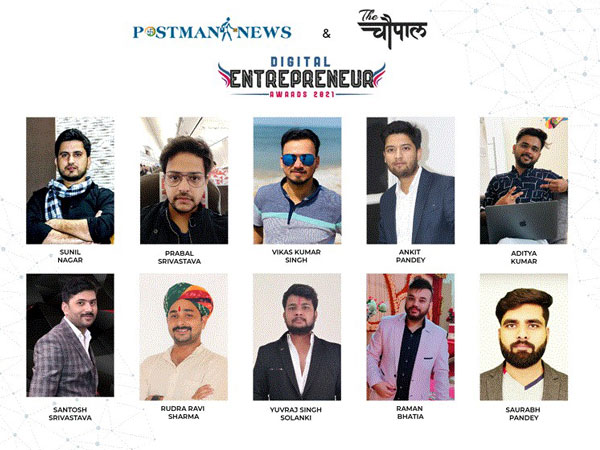 Postman News and The Chaupal hosted Digital Entrepreneur Awards 2021