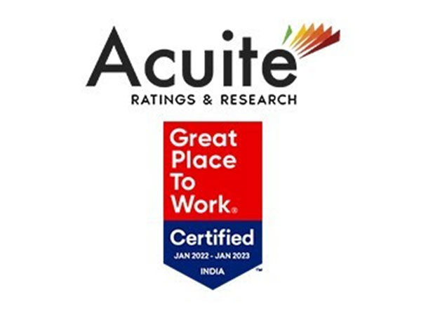 Acuite Ratings and Research has received the Great Place to Work certification.