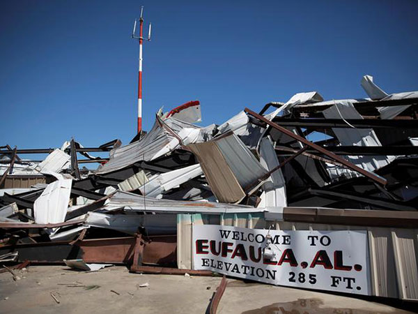 'We're hurting': Alabama town mourns victims of deadly tornado