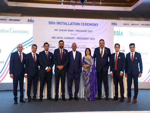Bombay Industries Association appoints Nevil Sanghvi as the New President, at the 58th Installation Ceremony