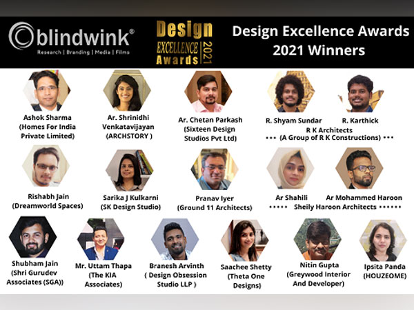 Blindwink honors the Winners of Design Excellence Awards - 2021