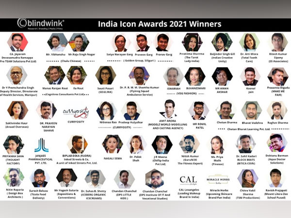 Blindwink announces the winners of India Icon Awards - 2021