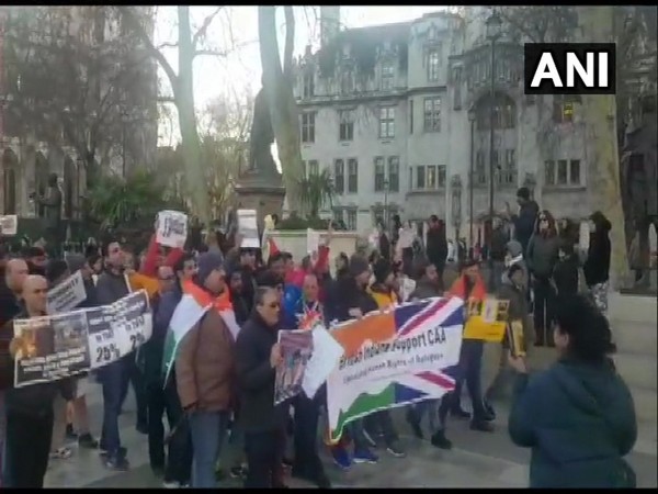 Several Indian organisations stage demonstrations in London in support of CAA