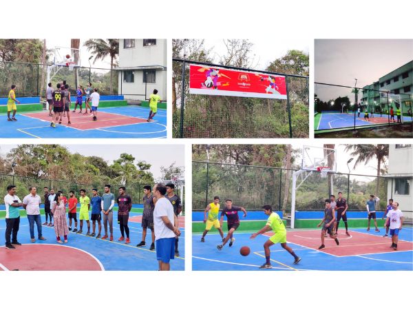 CFTI and BookASmile build a Basketball Court for youth from underprivileged communities in Maharashtra