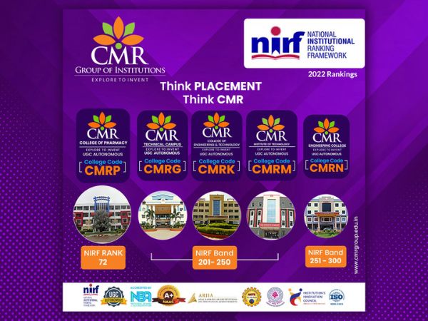 CMR Group of Institutions scores well in NIRF Rankings