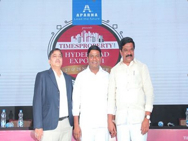 Vemula Prashanth Reddy inaugurated the Times Property Hyderabad Expo.