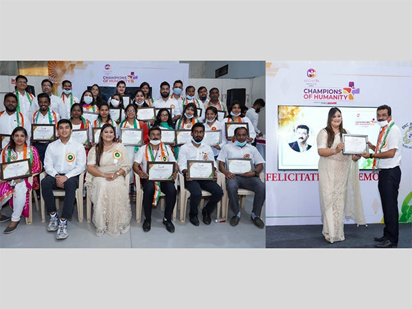 MeghaShrey NGO conducts the Champions of Humanity Event to Felicitate the Healthcare Warriors