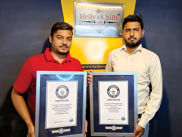 Chandresh Bayad and Arpit Mehta Founder and Director of Helly and Chilly