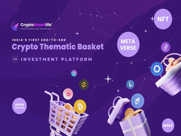 AI in crypto platform, CryptoSmartlife set to simplify crypto investing in India with thematic coin baskets