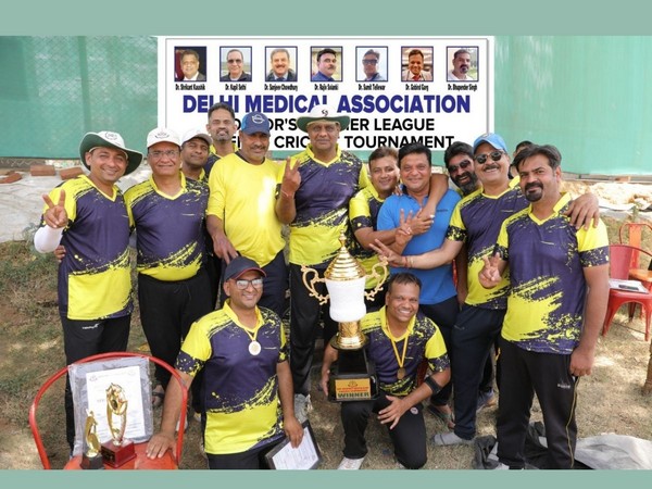 Delhi doctors mark the victory in DMA Legends Cricket Tournament 2022