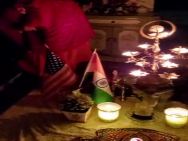 In tune with PM Modi's '9pm9minute' campaign, Indian-American community light diyas in New Jersey to fight COVID-19