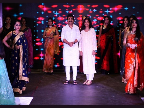 Sarees manufactured by Ajmera Fashion steal the show at Surat's biggest beauty pageant-2021