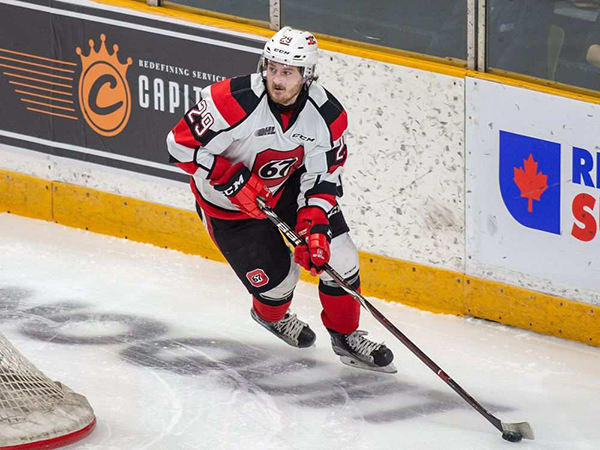 Three-goal third period leads 67's to win over IceDogs
