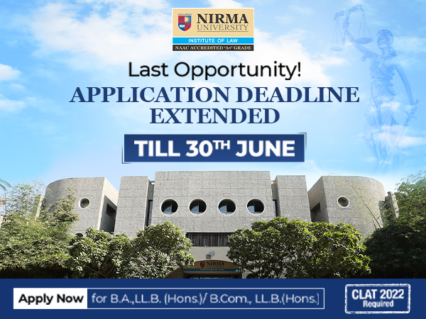 Institute of Law, Nirma University offers outcome-based learning to help students embark on and strengthen their legal careers