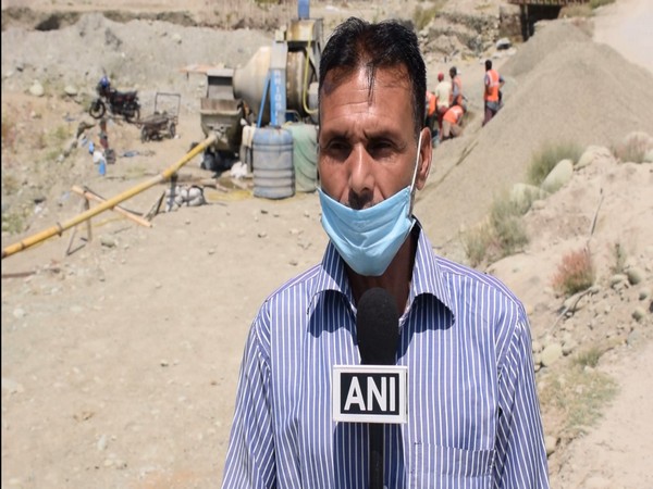 Construction of bridge in full swing at J&K's Shopian