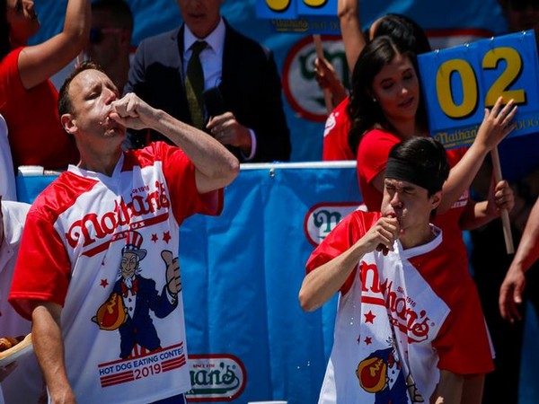 Joey 'Jaws' Chestnut wins Nathan's Hot Dog eating contest