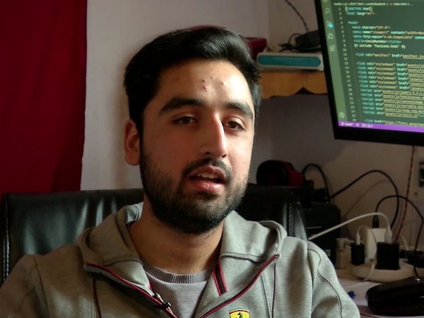MCA student Haider Ali Punjabi. Photo/ANI