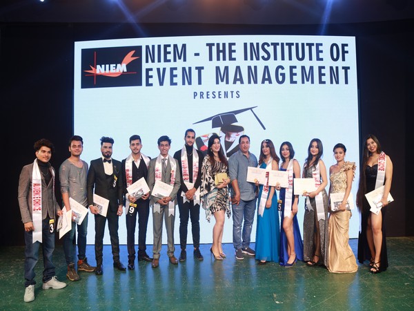 Mr and Ms University Winners with Judges