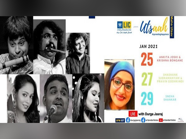 Three-day Live Music Festival 'Utsaah MahaUtsav' Presented by LIC Organised