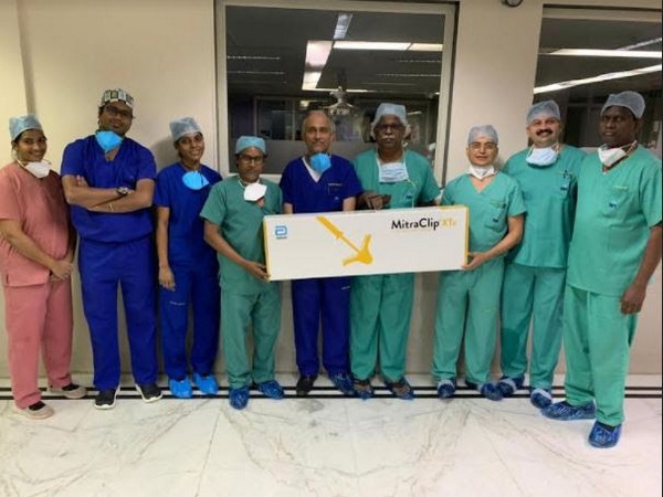 The team from Narayana Health City who had performed the MitraClip procedure