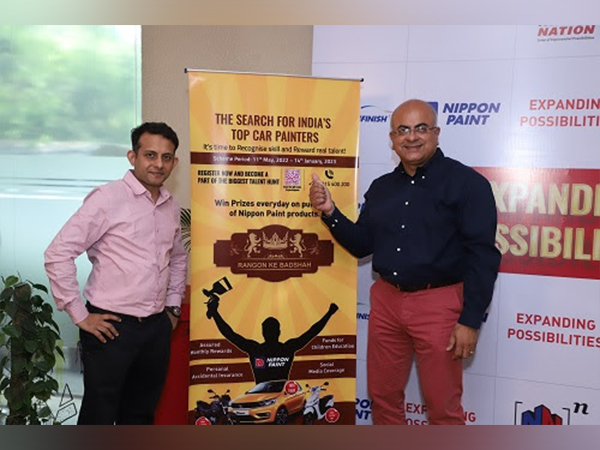 From left Hitesh Shah, Vice President at Nippon Paint India and Sharad Malhotra, President - Automotive Refinishes and Wood Coatings, Nippon Paint India