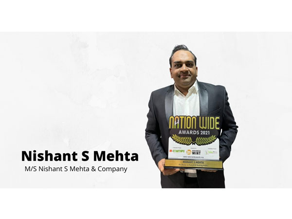 Nishant S Mehta won excellence in Fintech & Banking Audits award from Business Mint