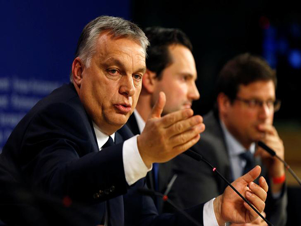 European People's Party votes to suspend Hungarian President Orban's Fidesz Party