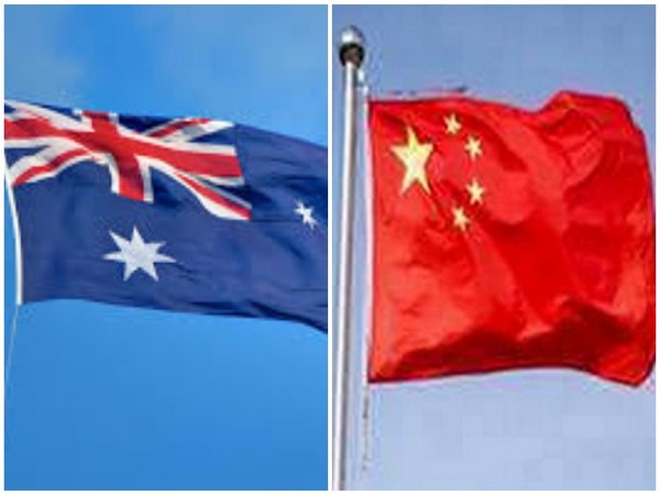 Australian and Chinese flags