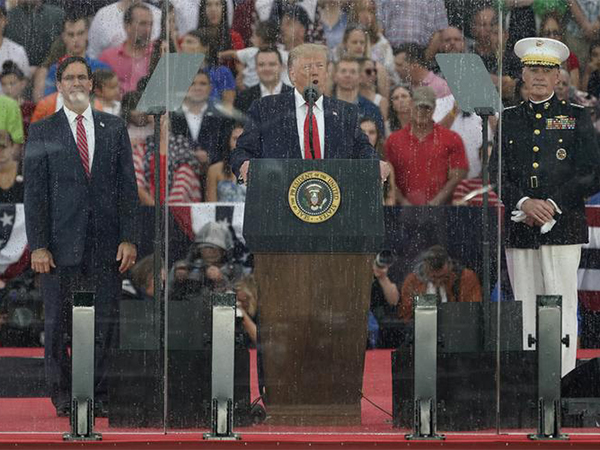 Trump sings praises of American exceptionalism in elaborate July 4 salute