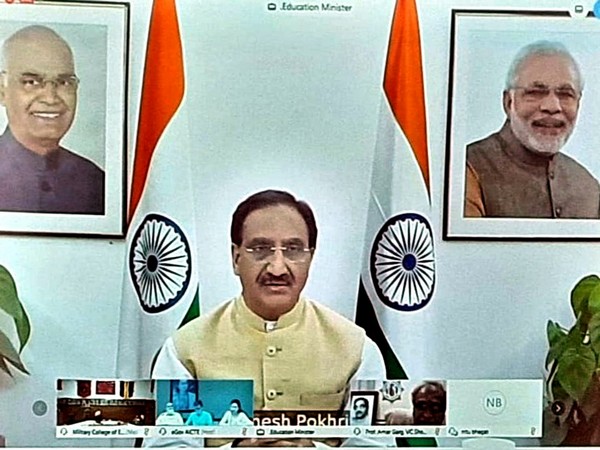 Union Education Minister Ramesh Pokhriyal Nishank (File photo)