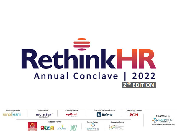 Rewriting, Redesigning & Reinventing the future of HR: ReThink HR Conclave a change maker