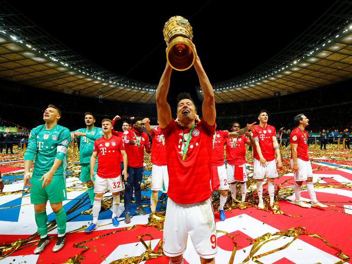 Bayern ease 3-0 past Leipzig to lift German Cup