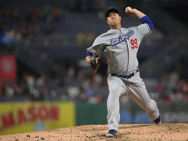 Dodgers' Ryu Hyun-jin wins 7th game of '19, has scoreless streak snapped at 32 innings