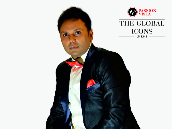 Samir Shah added one more title of "The Global Icon 2020" in his kitty