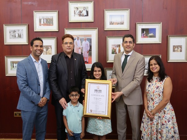 Sara Chhipa felicitated by the Consulate General of India in Dubai