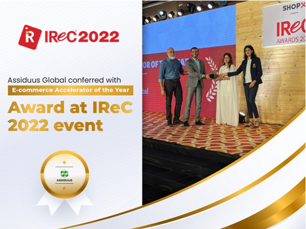 IReC 2022 confers Assiduus Global Inc. with prestigious E-commerce accelerator of the year award