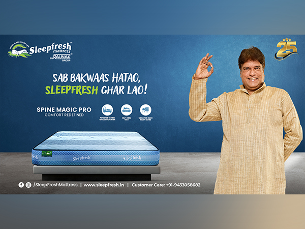 Rajesh Sharma roped in by Sleepfresh mattress of Raunak Group for its latest campaign