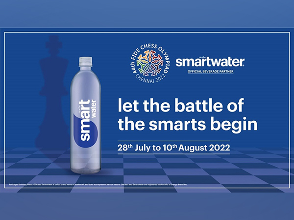 smartwater is the official beverage partner for 44th Chess Olympiad 2022.